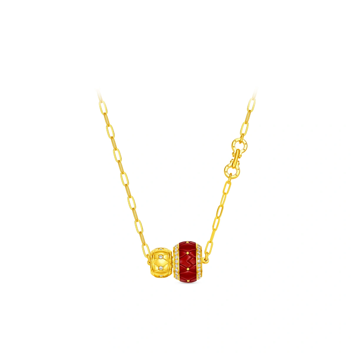 999 Gold Diamond necklace