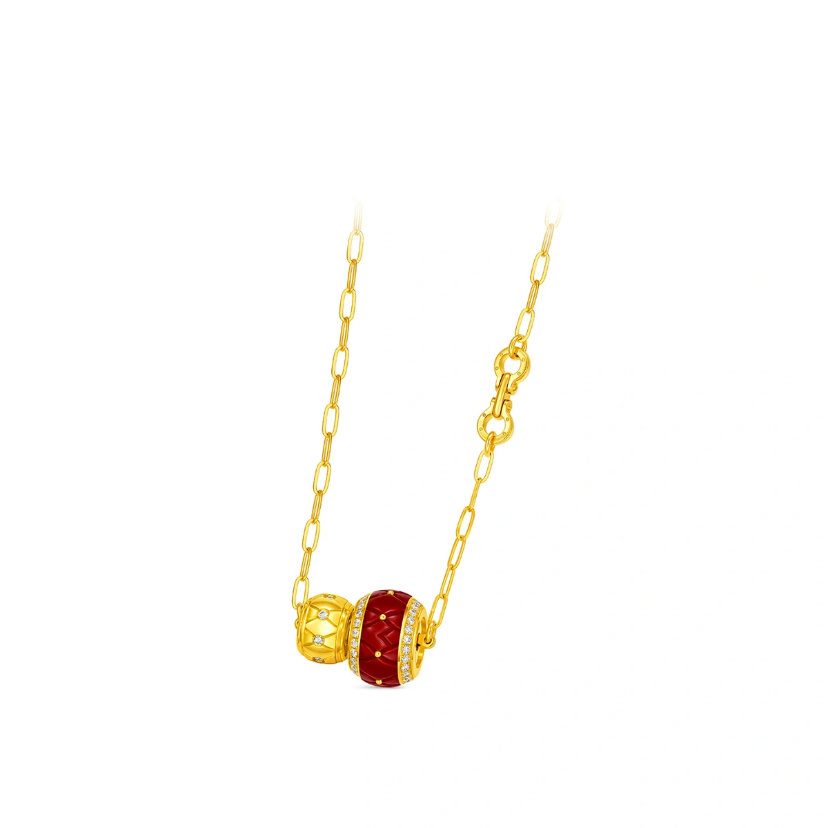 999 Gold Diamond necklace