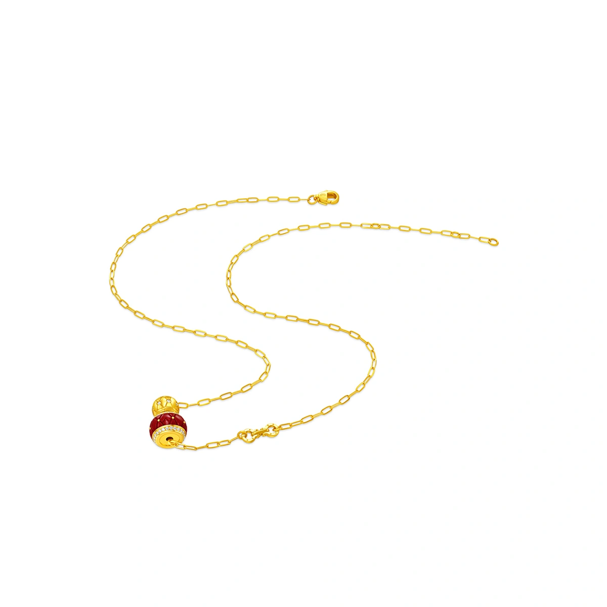 999 Gold Diamond necklace