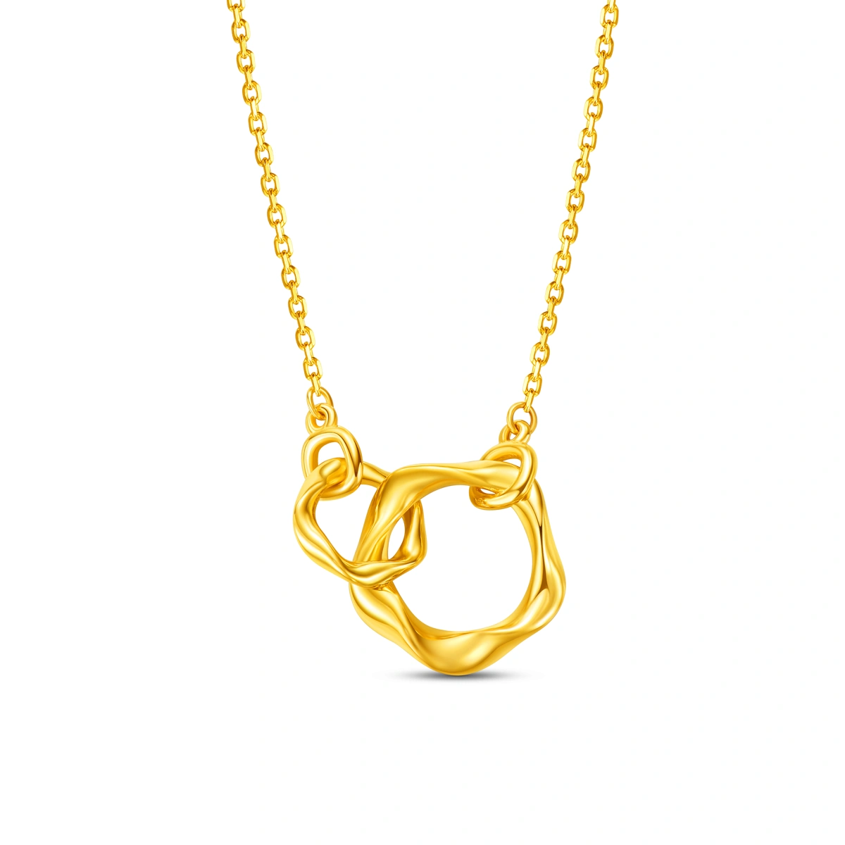999 Gold Diamond necklace