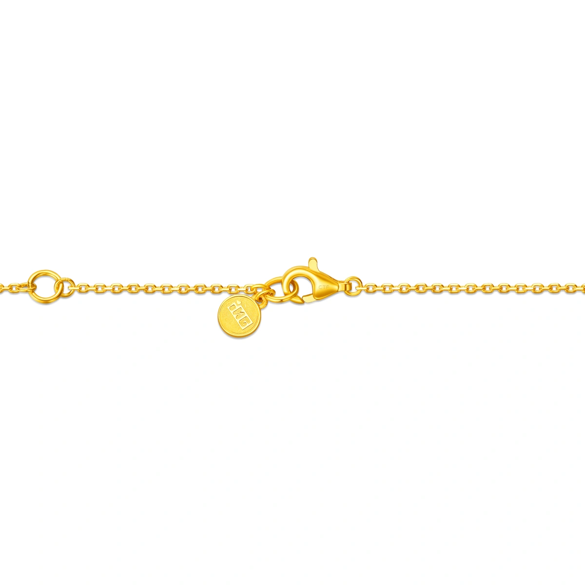 999 Gold Diamond necklace