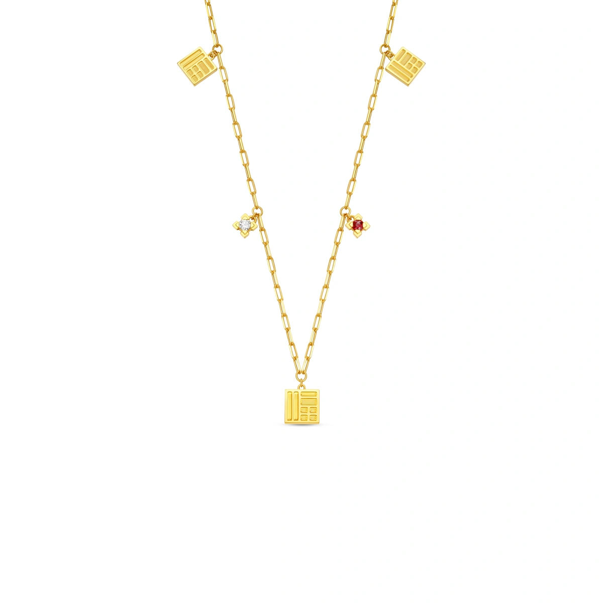 999 Gold Diamond necklace