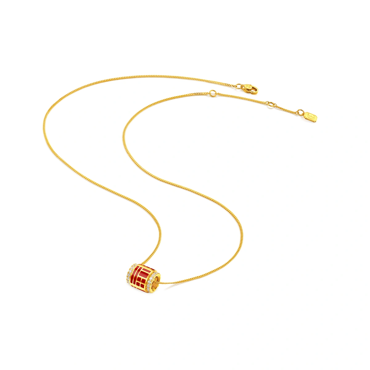 999 Gold Diamond necklace
