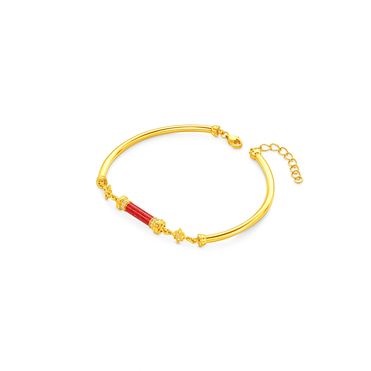 999 Gold Diamond bangle