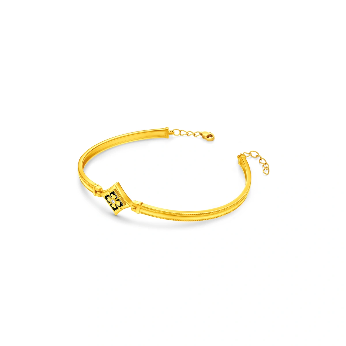 999 Gold Diamond bangle