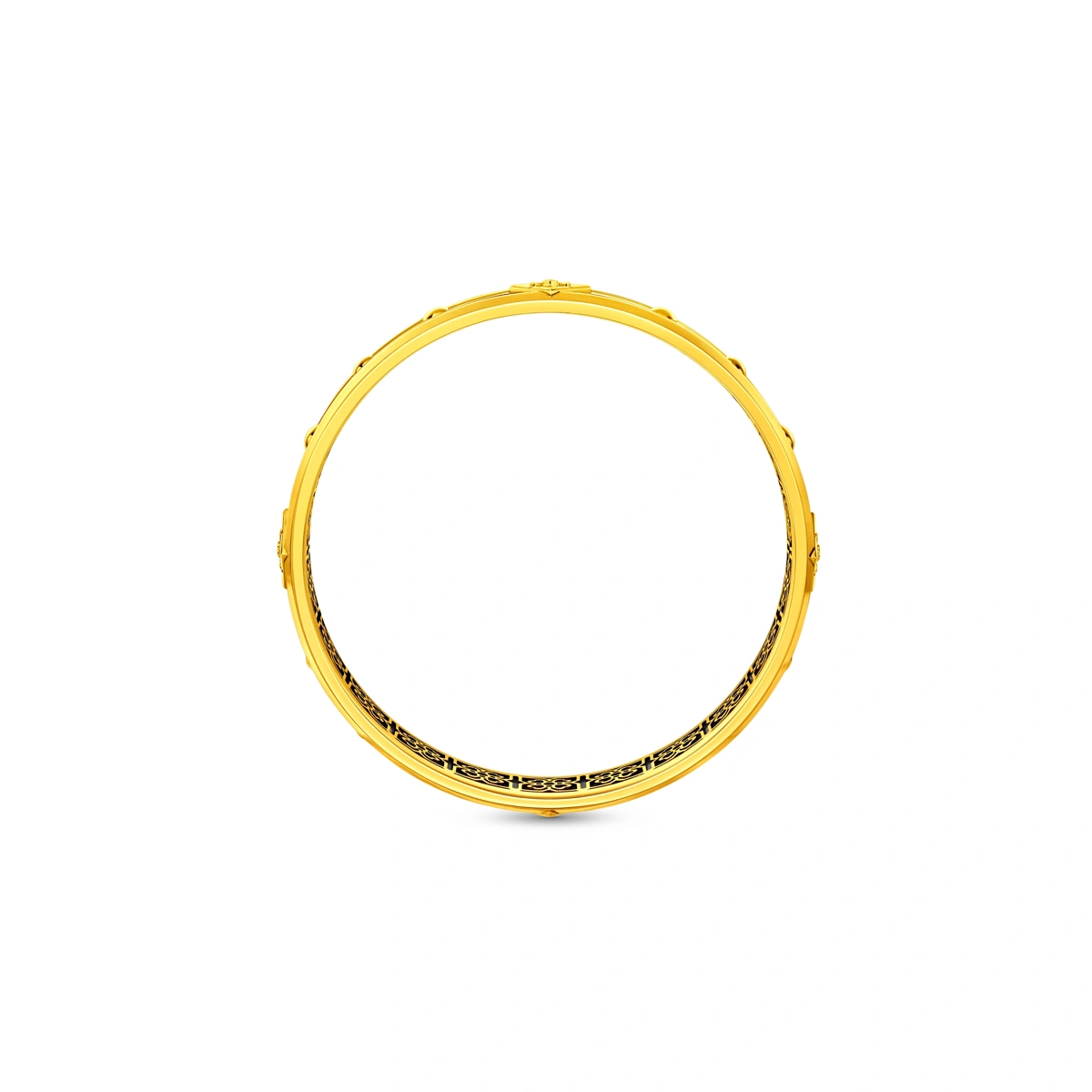 999 Gold Diamond bangle