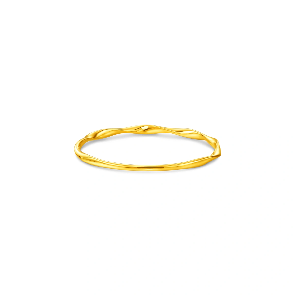 999 Gold Diamond bangle