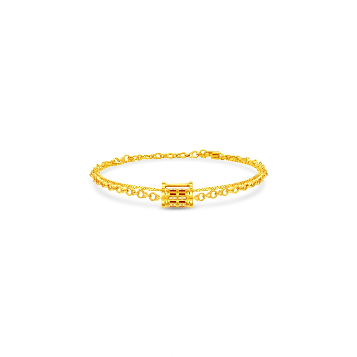 999 Gold Diamond bracelet