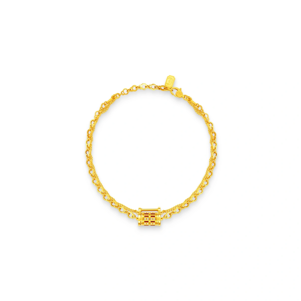 999 Gold Diamond bracelet