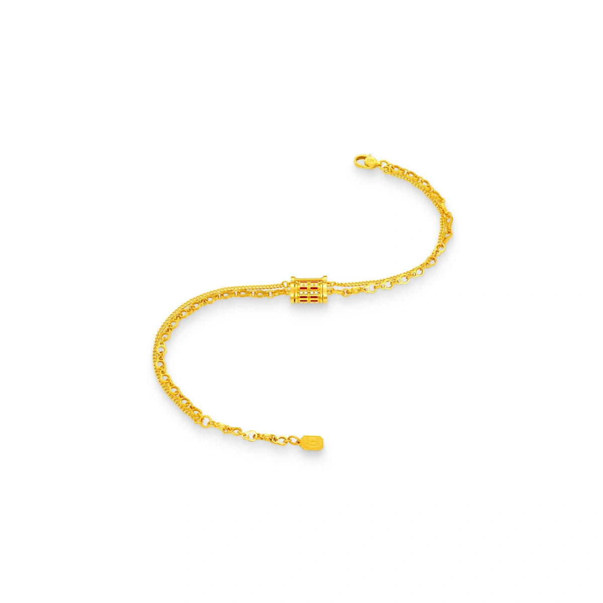 999 Gold Diamond bracelet