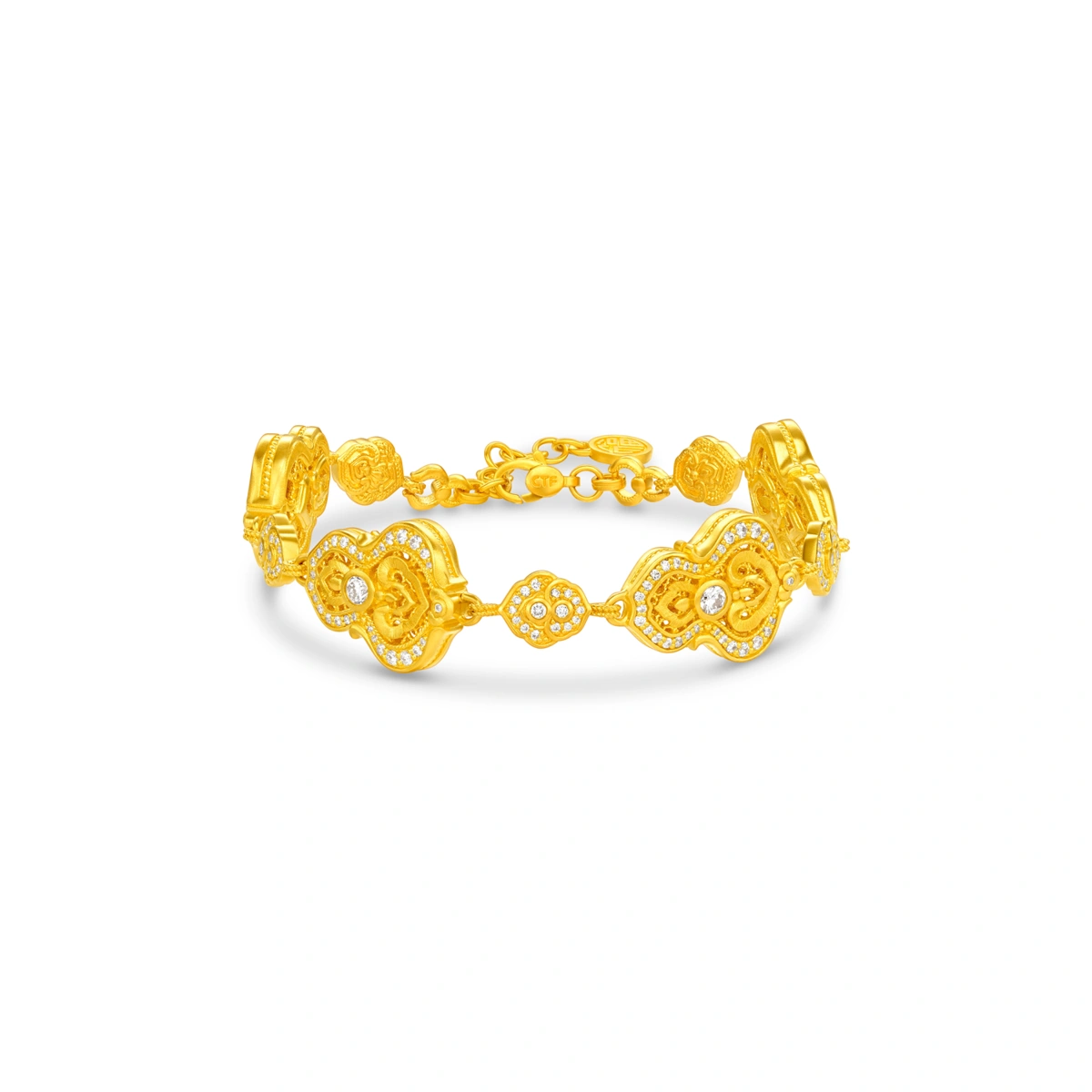999 Gold Diamond bracelet