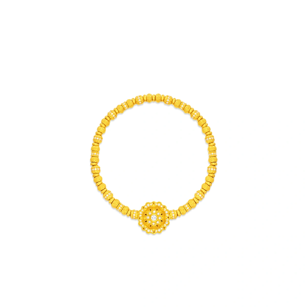999 Gold Diamond bracelet