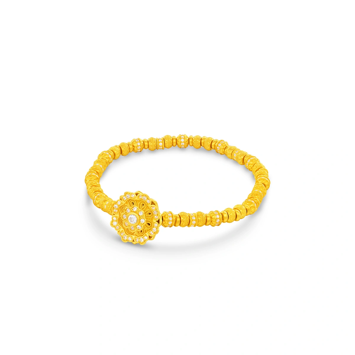 999 Gold Diamond bracelet