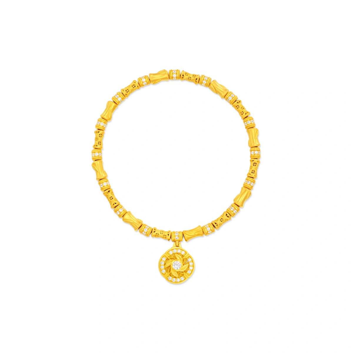 999 Gold Diamond bracelet