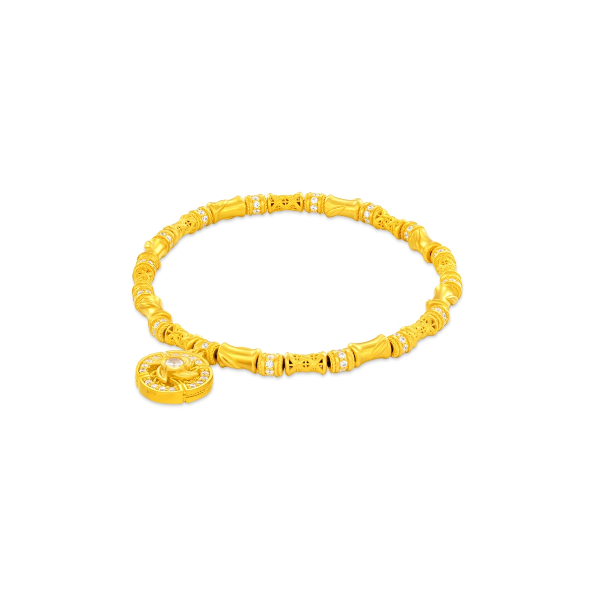 999 Gold Diamond bracelet