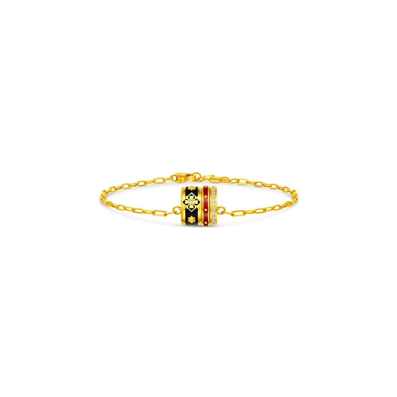 999 Gold Diamond bracelet