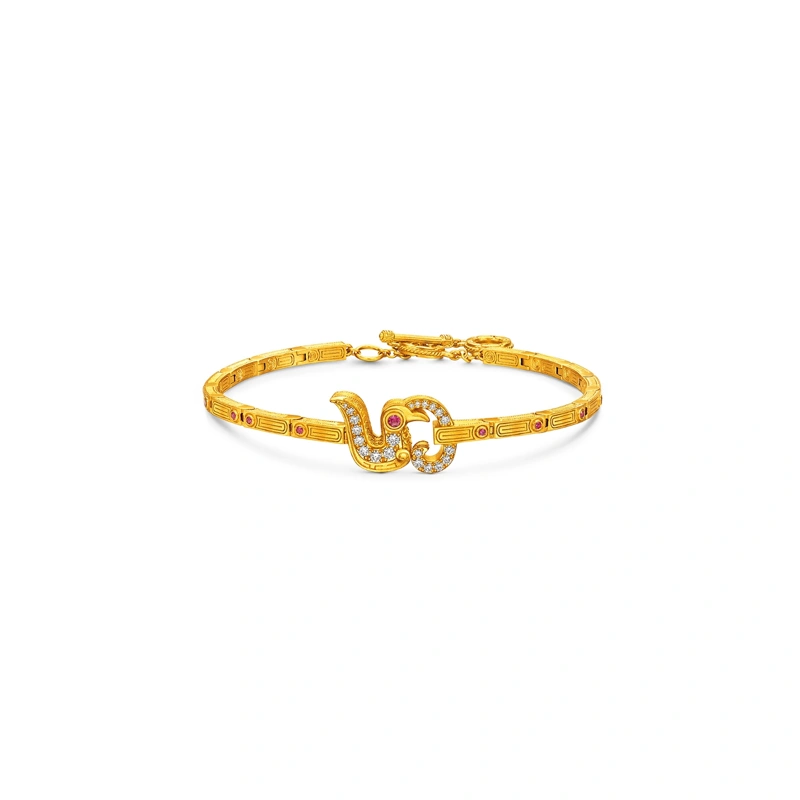 999 Gold Diamond bracelet