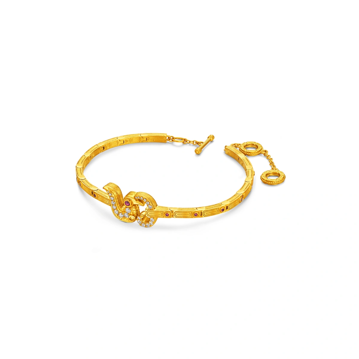 999 Gold Diamond bracelet