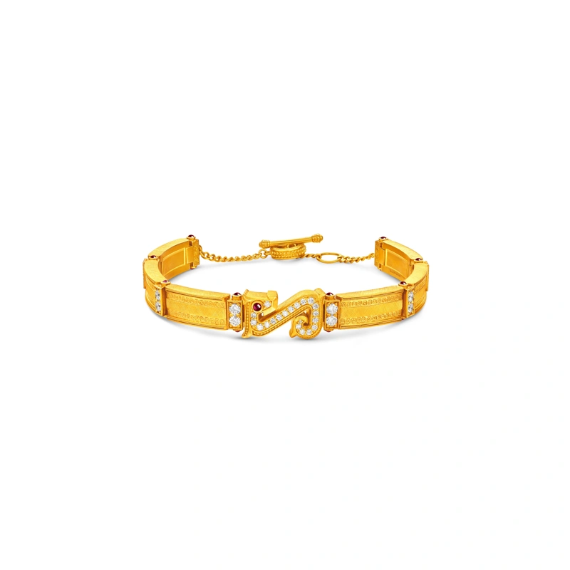 999 Gold Diamond bracelet