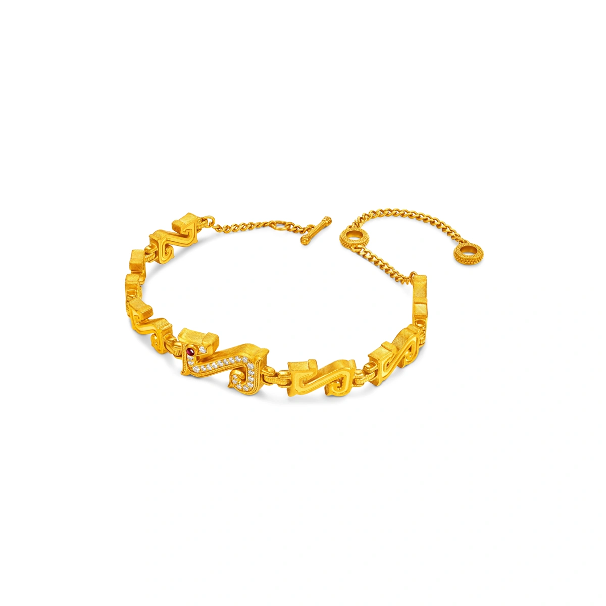 999 Gold Diamond bracelet