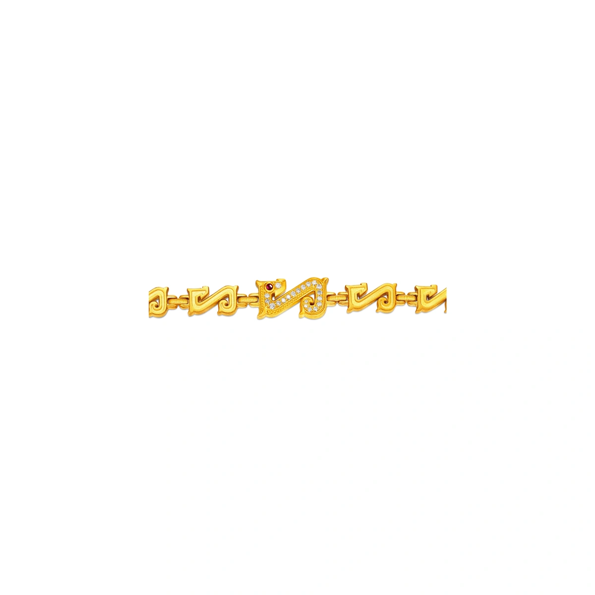 999 Gold Diamond bracelet