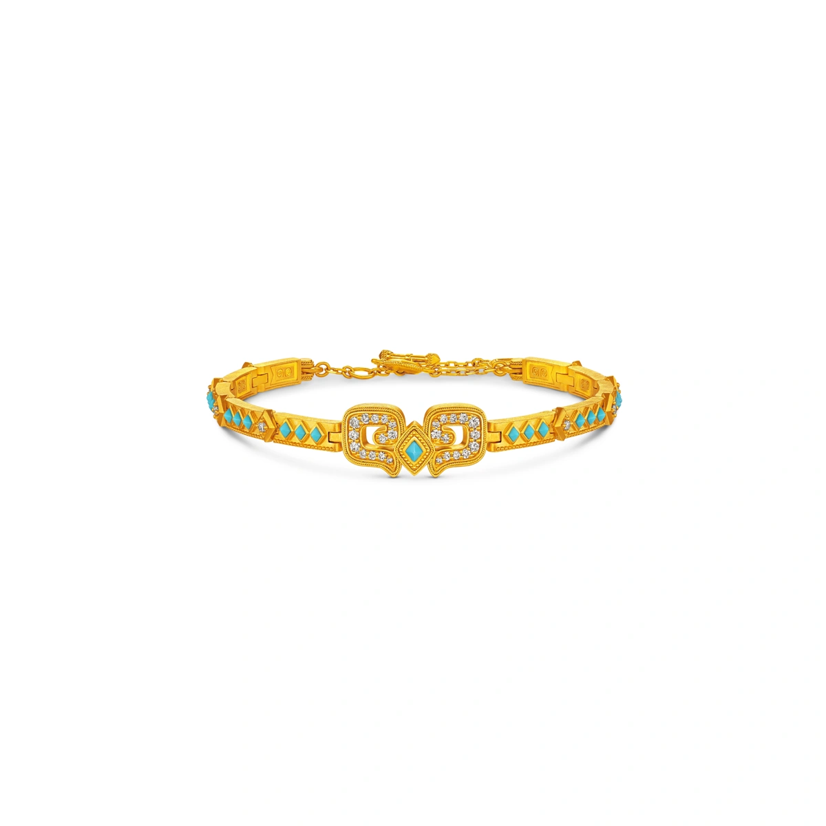 999 Gold Diamond bracelet