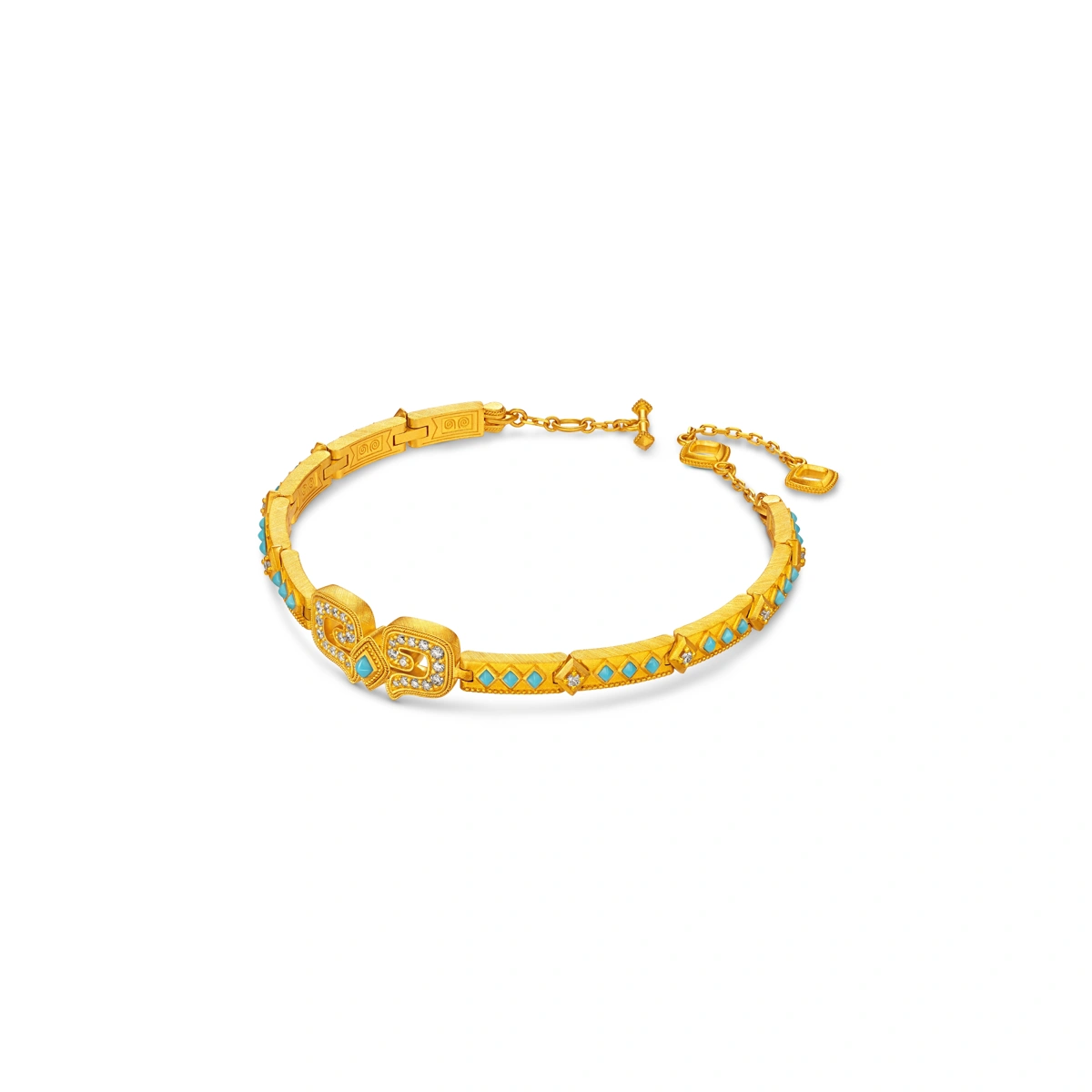 999 Gold Diamond bracelet