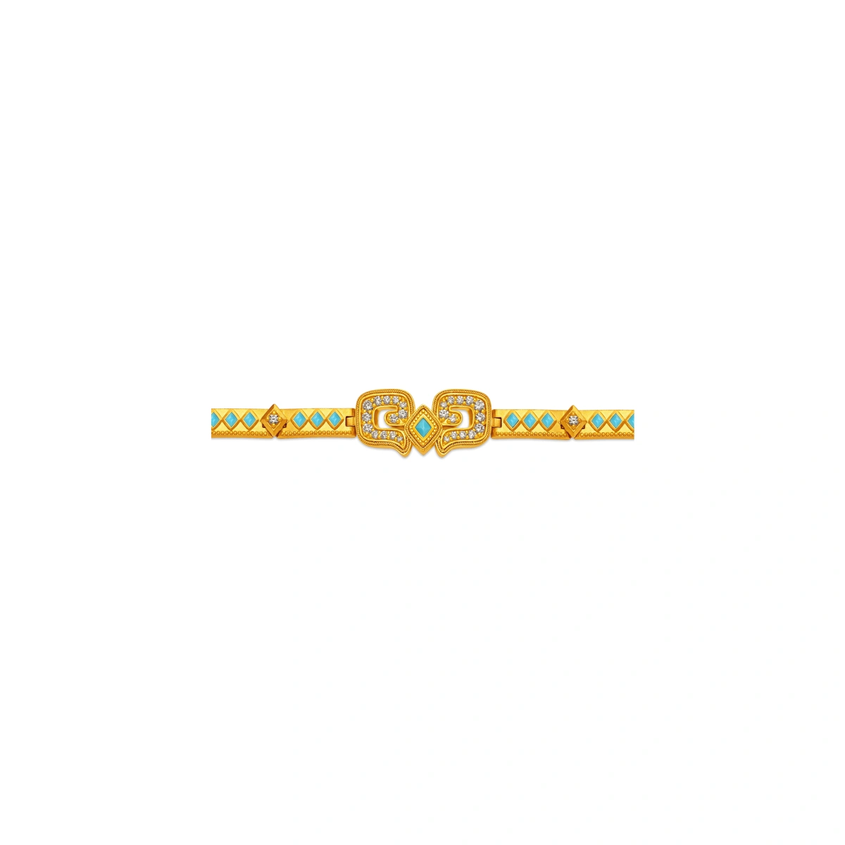 999 Gold Diamond bracelet