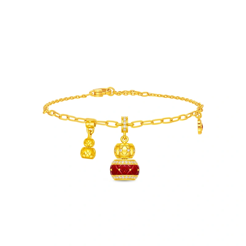 999 Gold Diamond bracelet