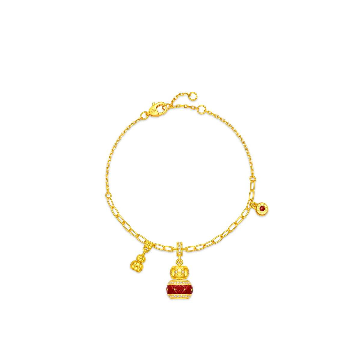 999 Gold Diamond bracelet