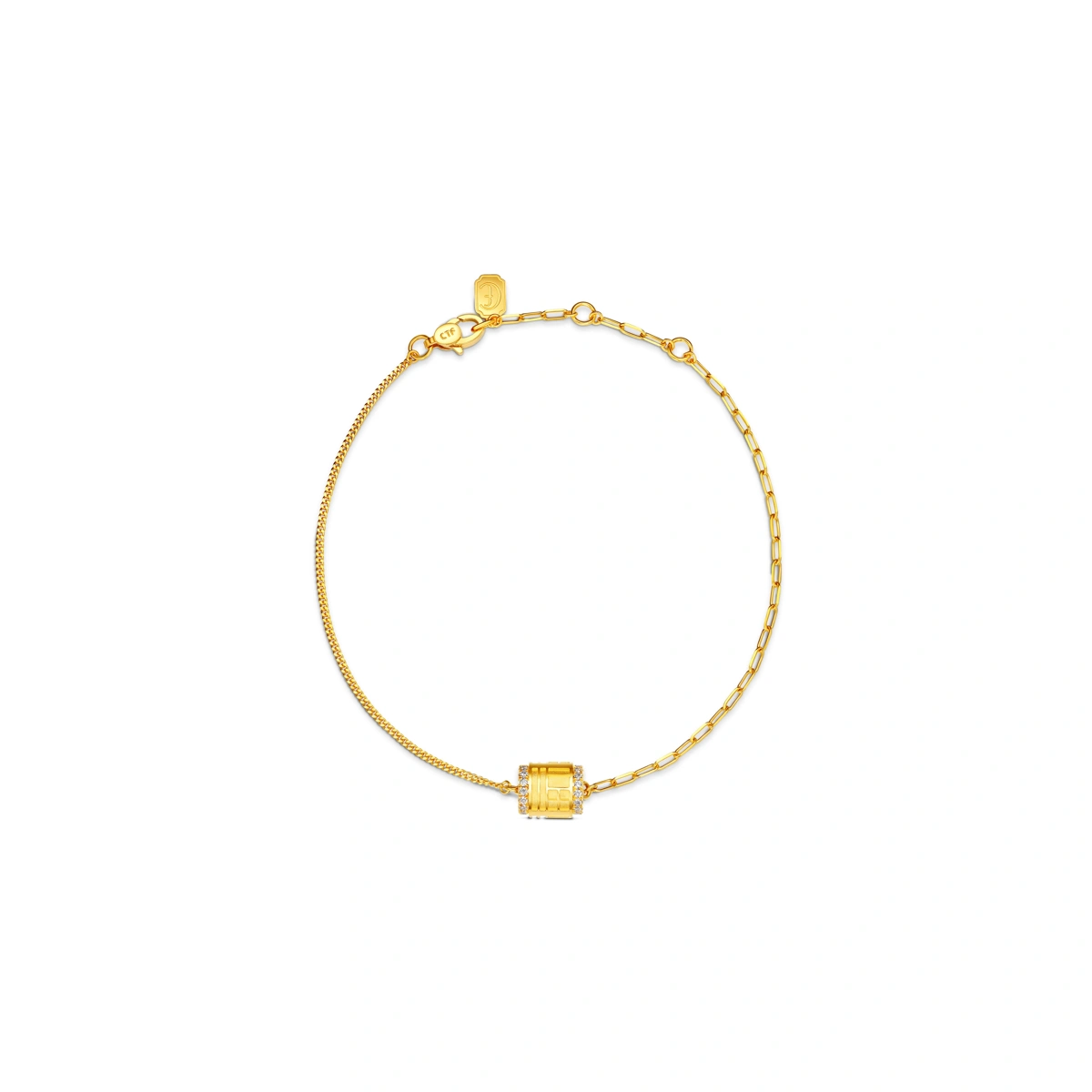 999 Gold Diamond bracelet