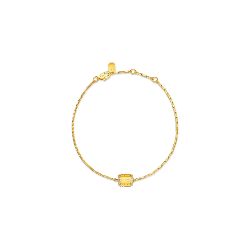 999 Gold Diamond bracelet