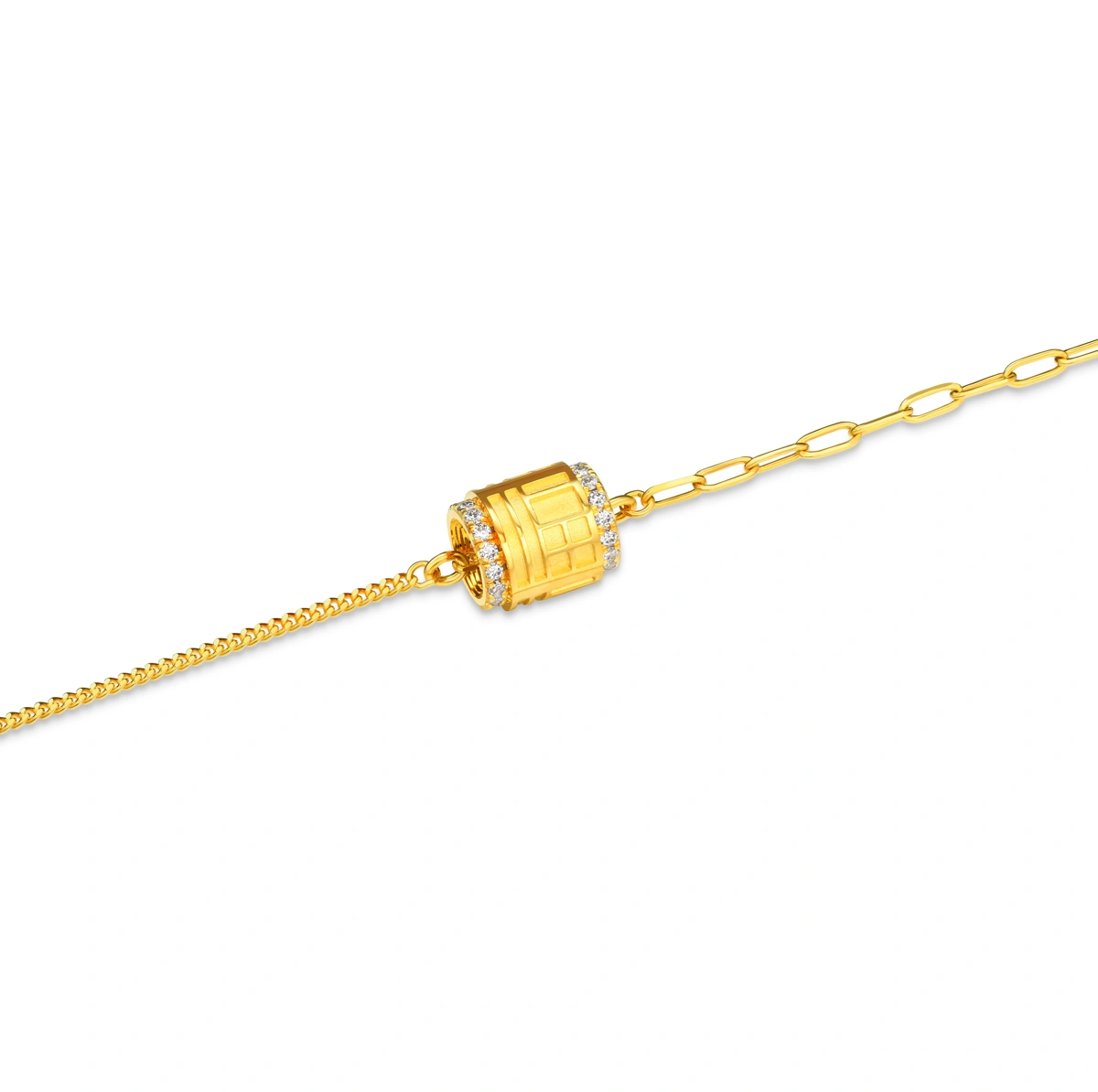 999 Gold Diamond bracelet