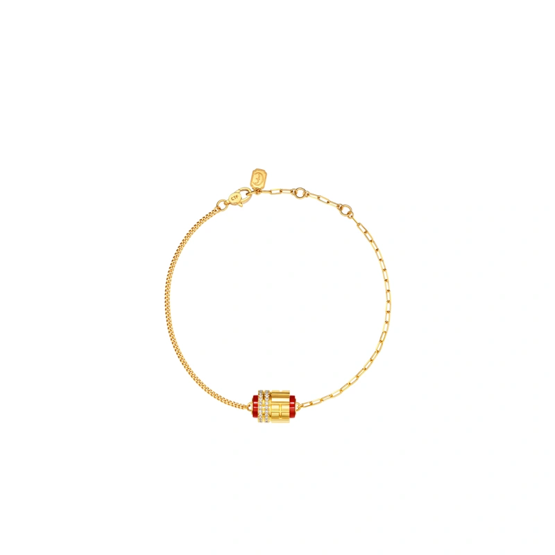 999 Gold Diamond bracelet