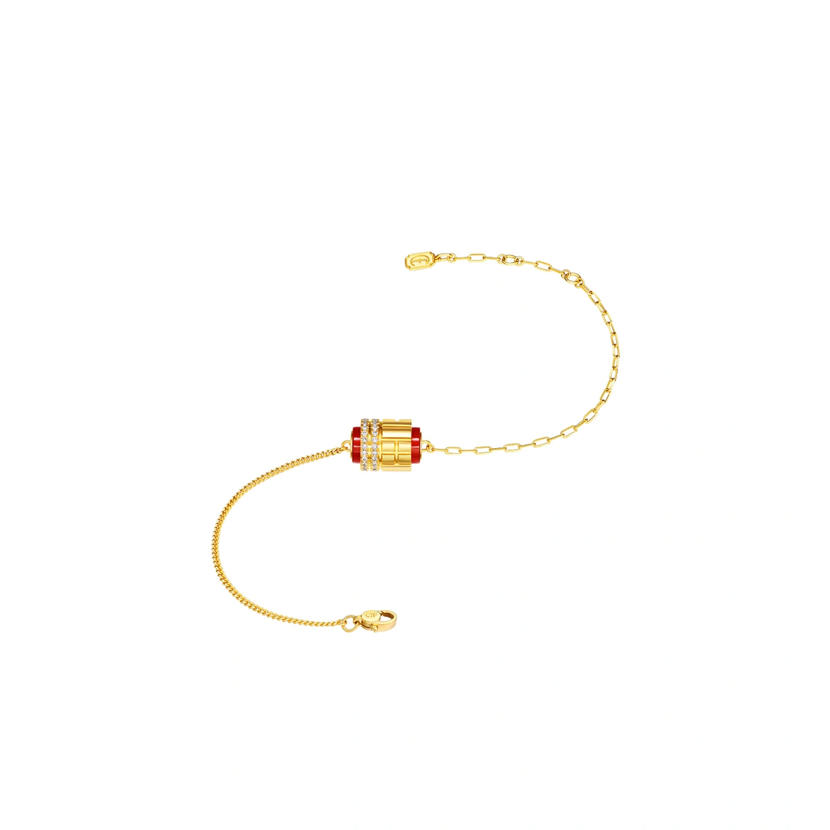 999 Gold Diamond bracelet