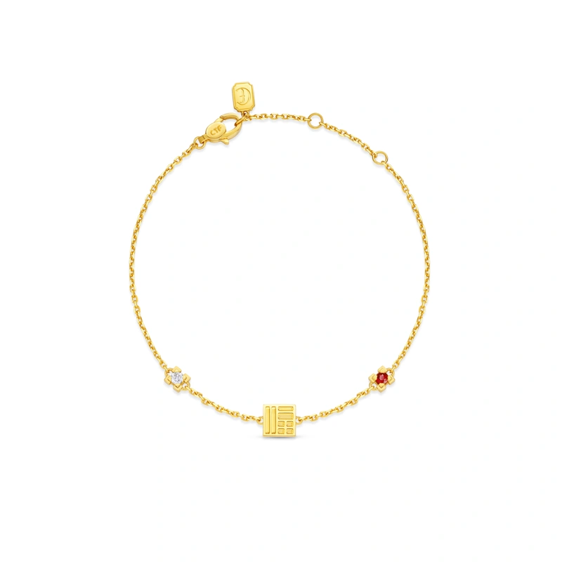 999 Gold Diamond bracelet