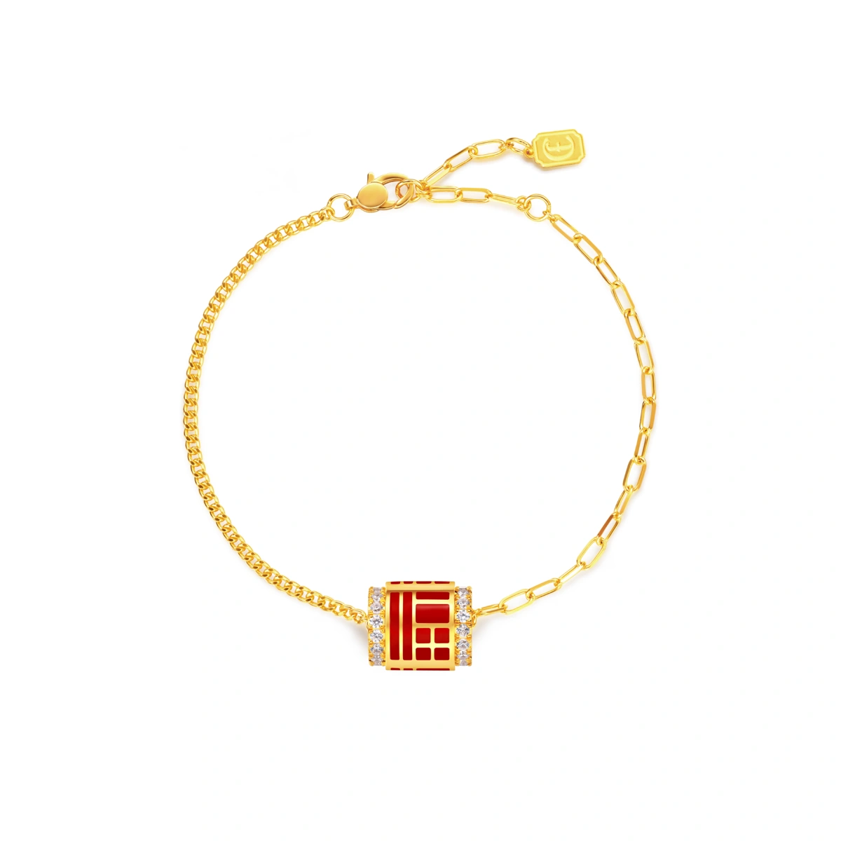 999 Gold Diamond bracelet
