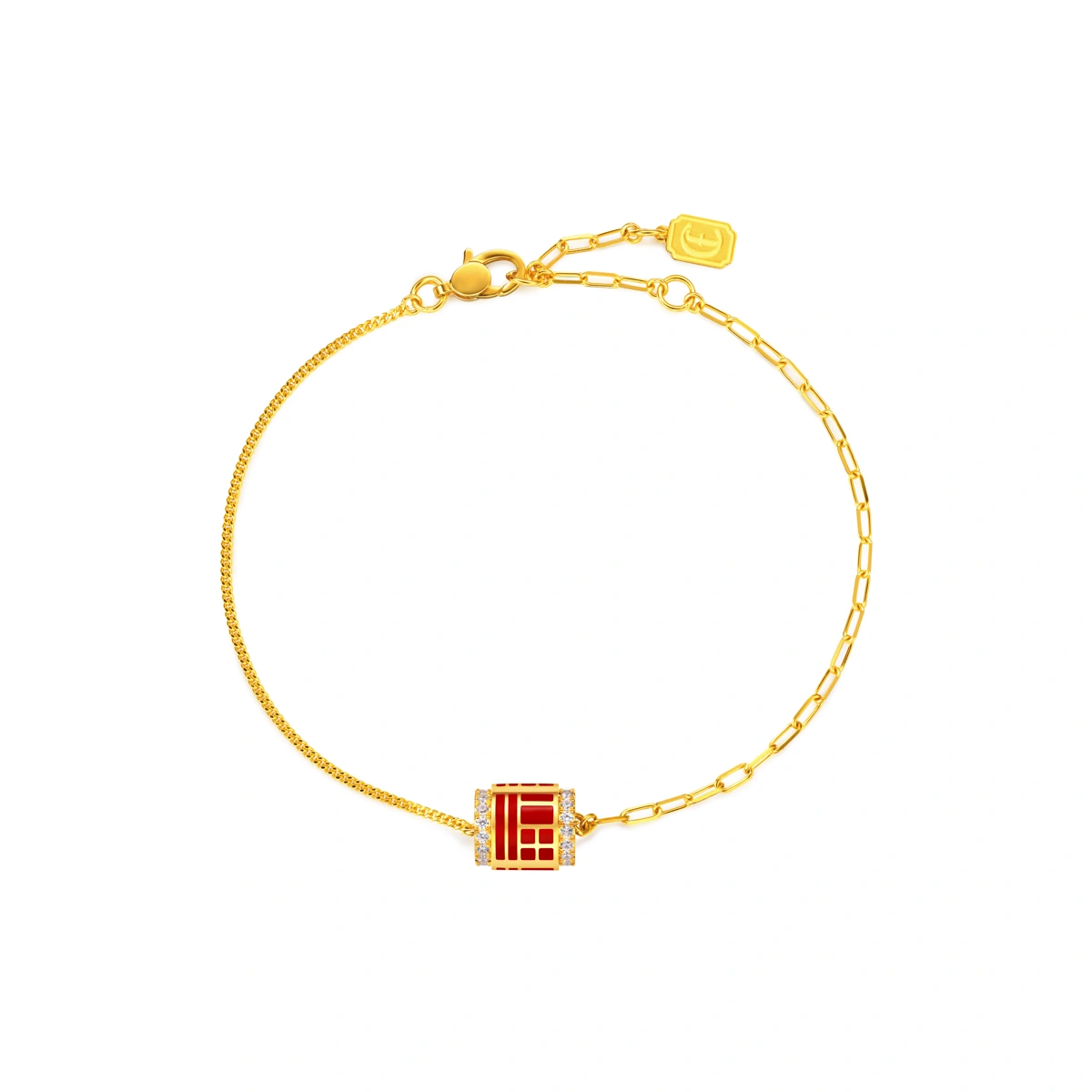 999 Gold Diamond bracelet