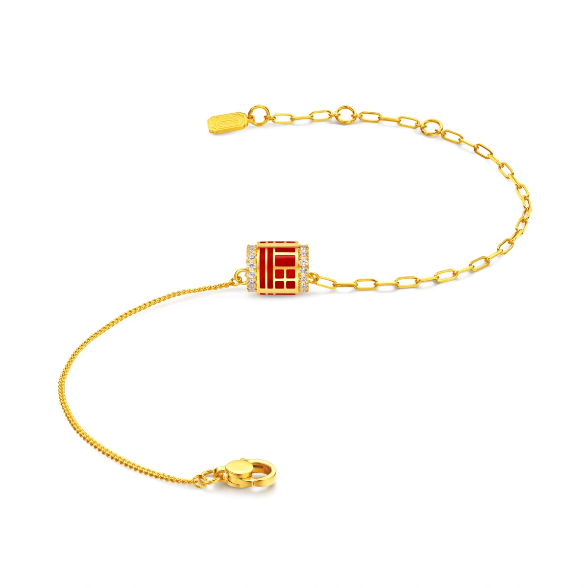 999 Gold Diamond bracelet