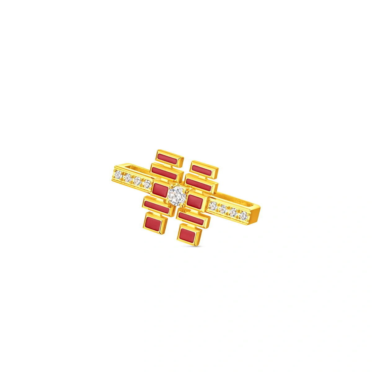 999 Gold Diamond Watch Accessory