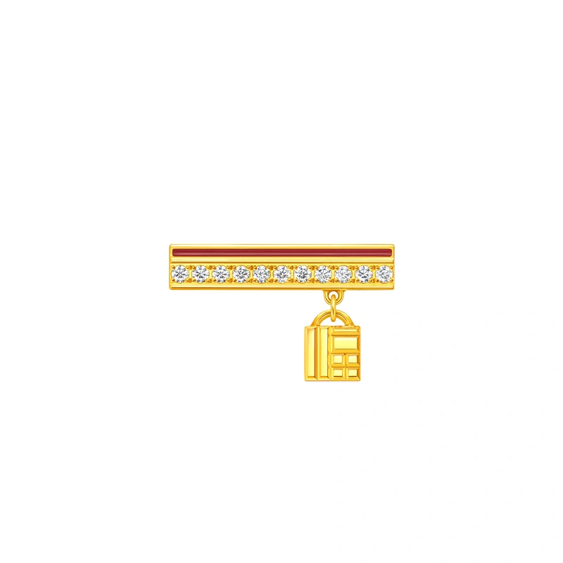 999 Gold Diamond Watch Accessory