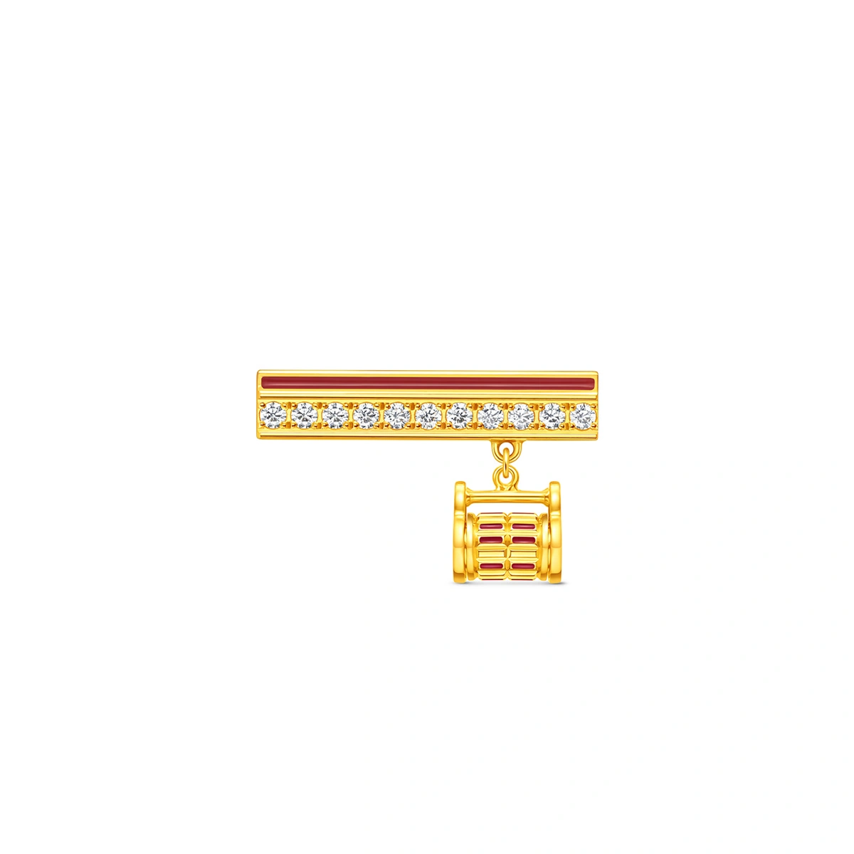 999 Gold Diamond Watch Accessory
