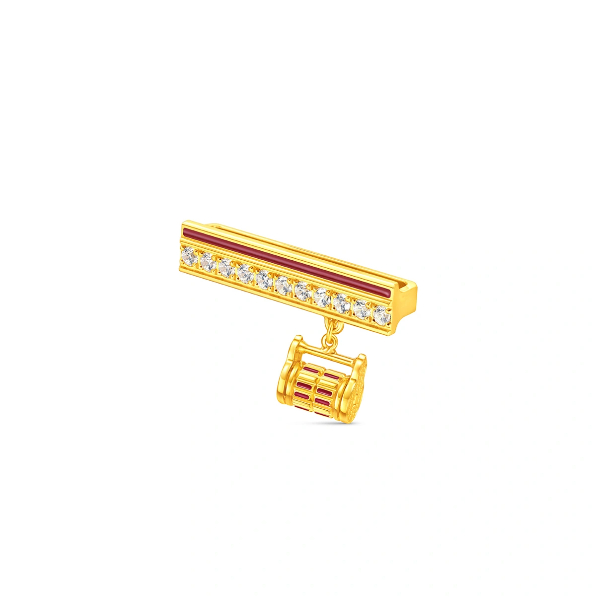 999 Gold Diamond Watch Accessory