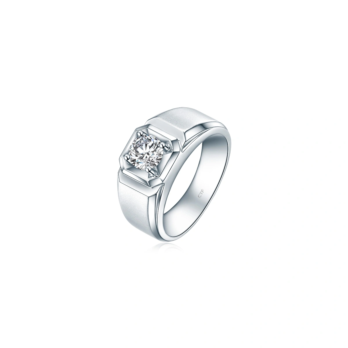 18K/750 White Gold diamond ring