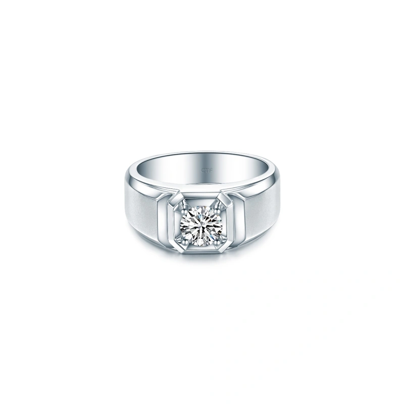 18K/750 White Gold diamond ring