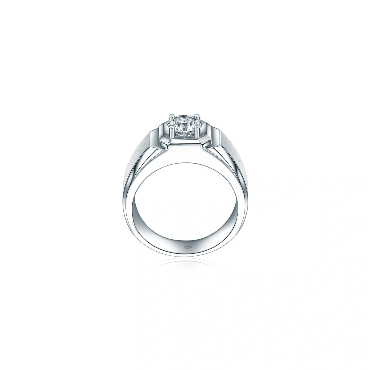 18K/750 White Gold diamond ring