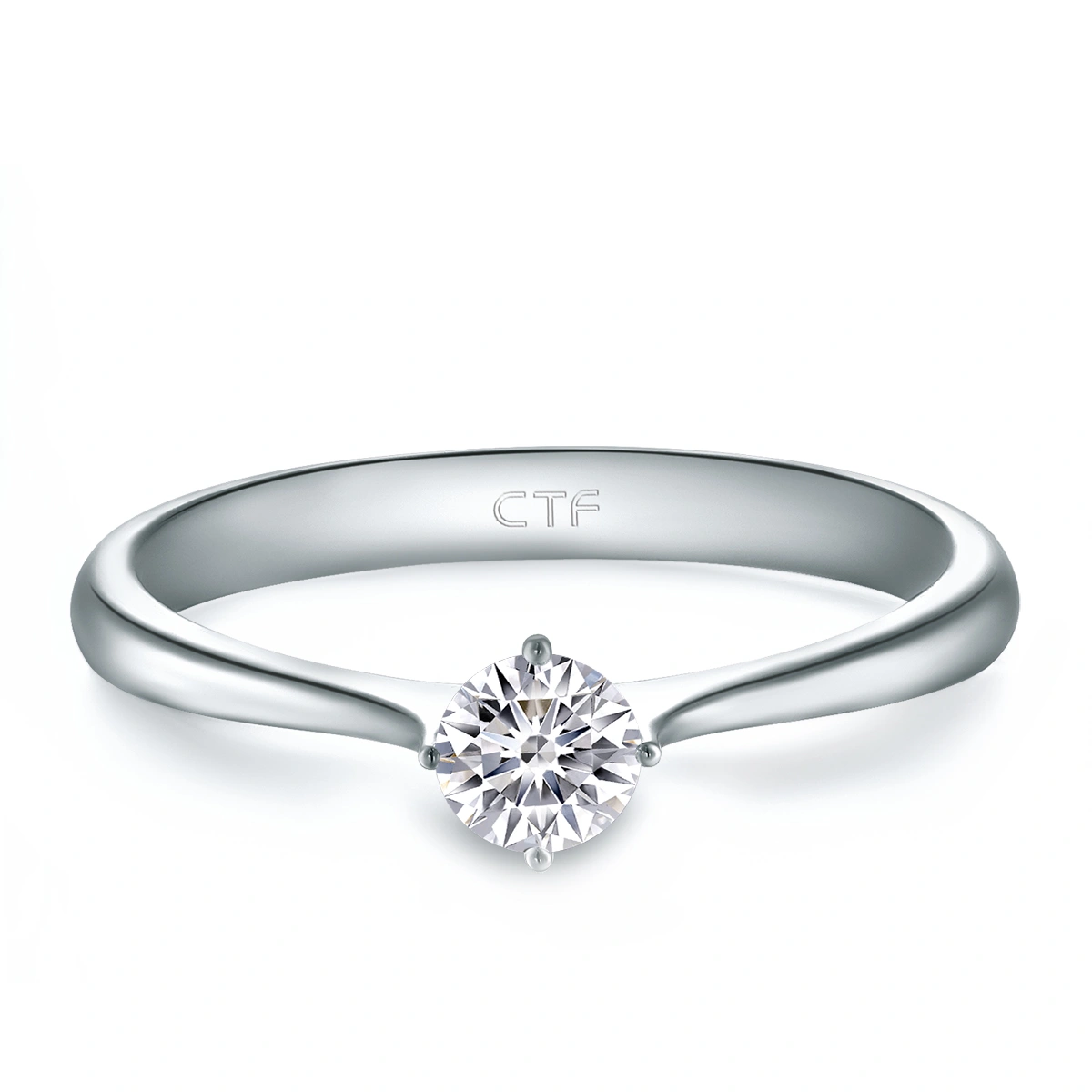 18K/750 White Gold diamond ring