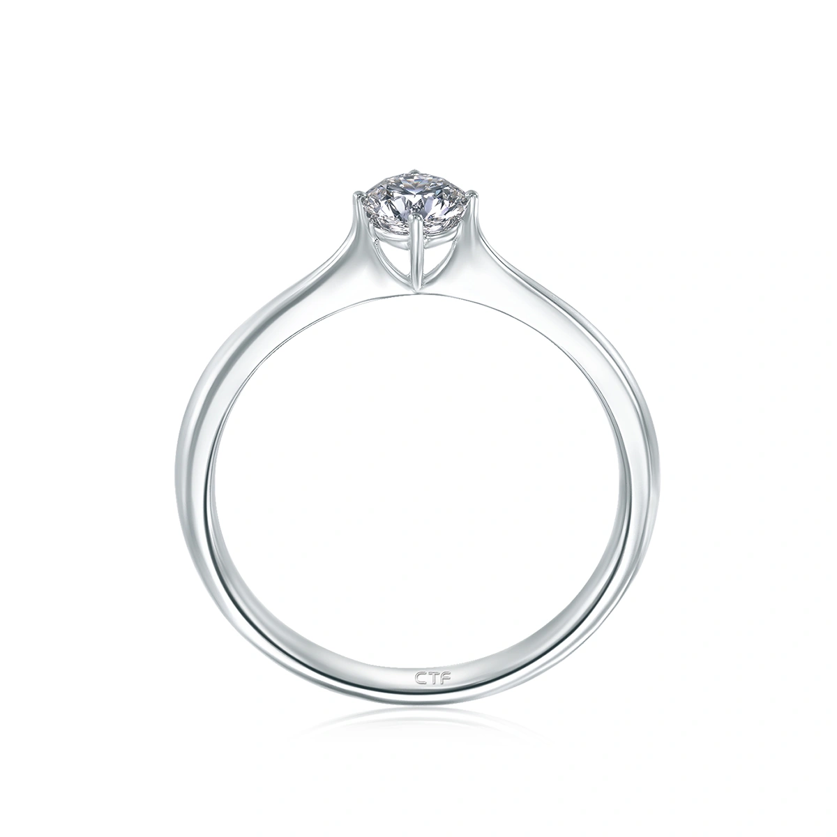 18K/750 White Gold diamond ring