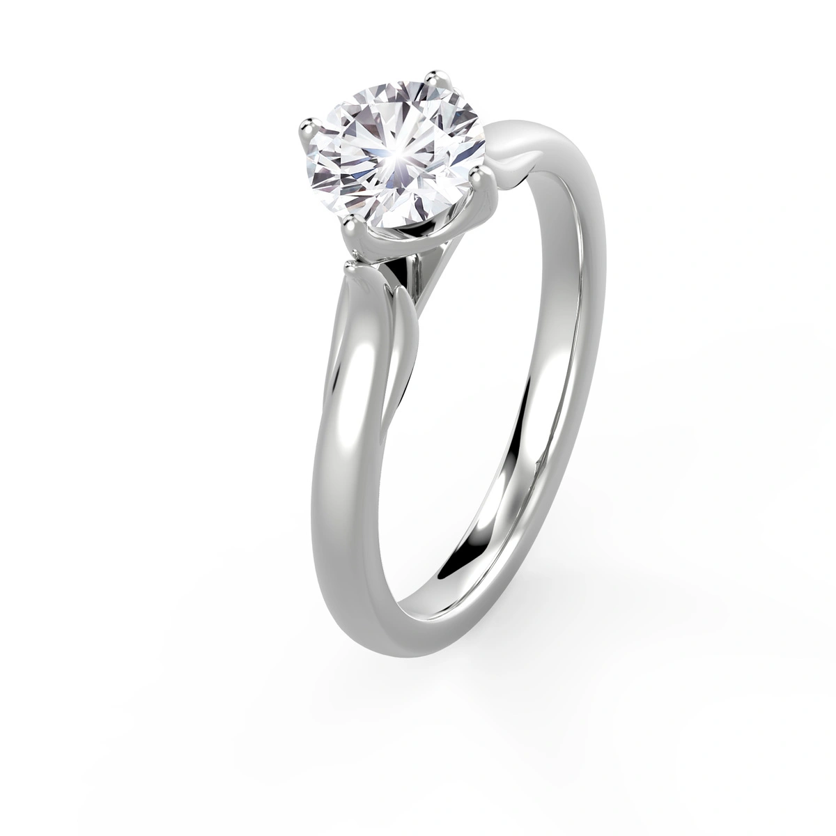 18K/750 White Gold diamond ring