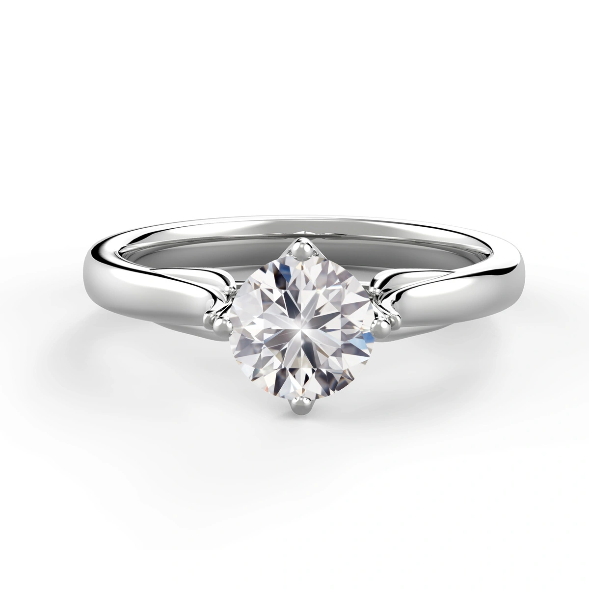 18K/750 White Gold diamond ring